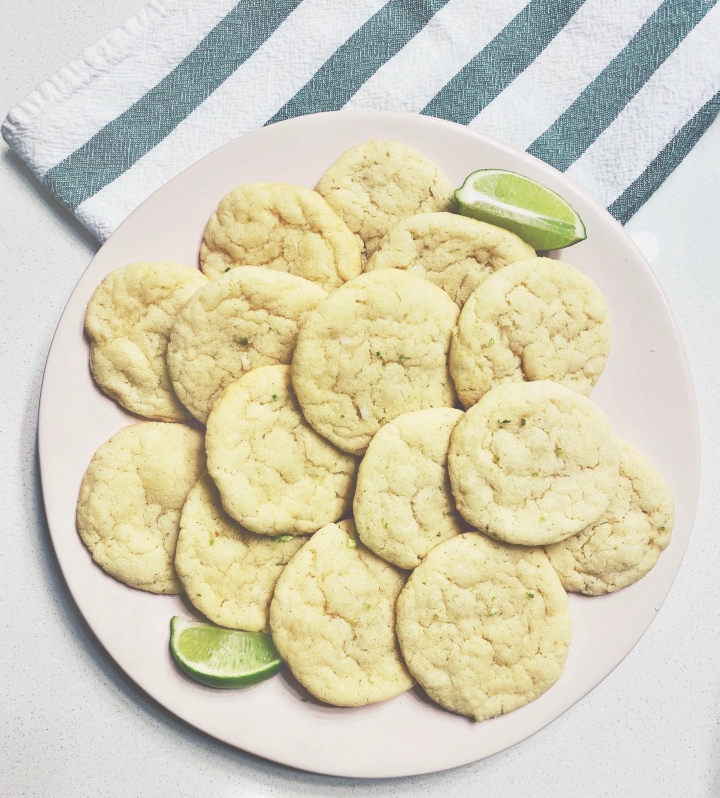 Vegan Key Lime Coconut Sugar Cookies